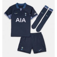 Tottenham Hotspur Brennan Johnson #22 Bortedraktsett Barn 2023-24 Kortermet (+ Korte bukser)